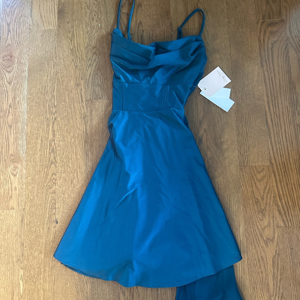Elegant Turquoise Dress